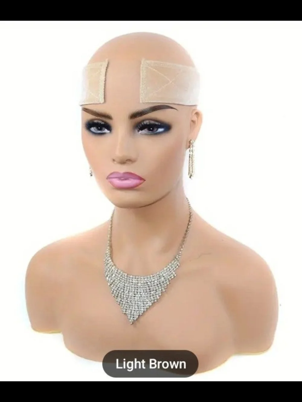 Wigs Accessories Bundle - 1 Velvet Lace Headband Wig Protector+ 2 Pk HD Wig Cap